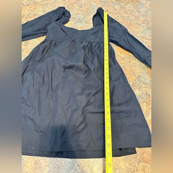 Reformation Farley Dress Black Mini Puff Sleeve - Picture 8 of 9